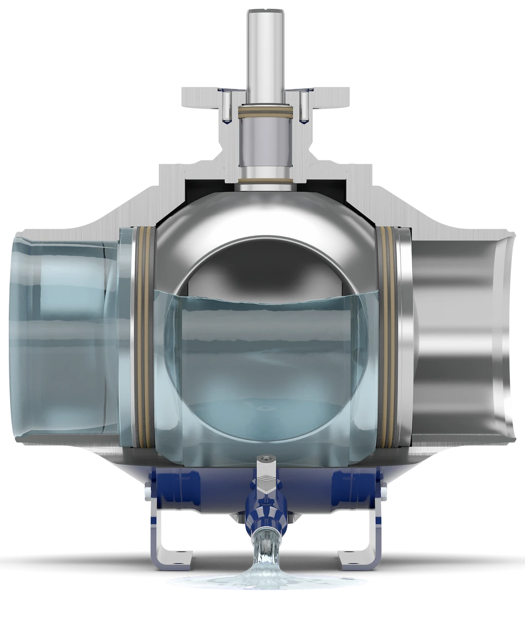 DBB Double block and bleed Vexve Oy Kuglasti Ventili Trunnion